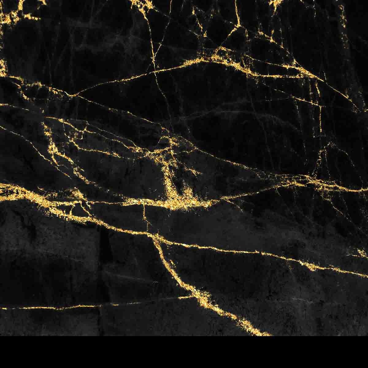 Black and Gold Marble Wallpaper Bathroom Mural