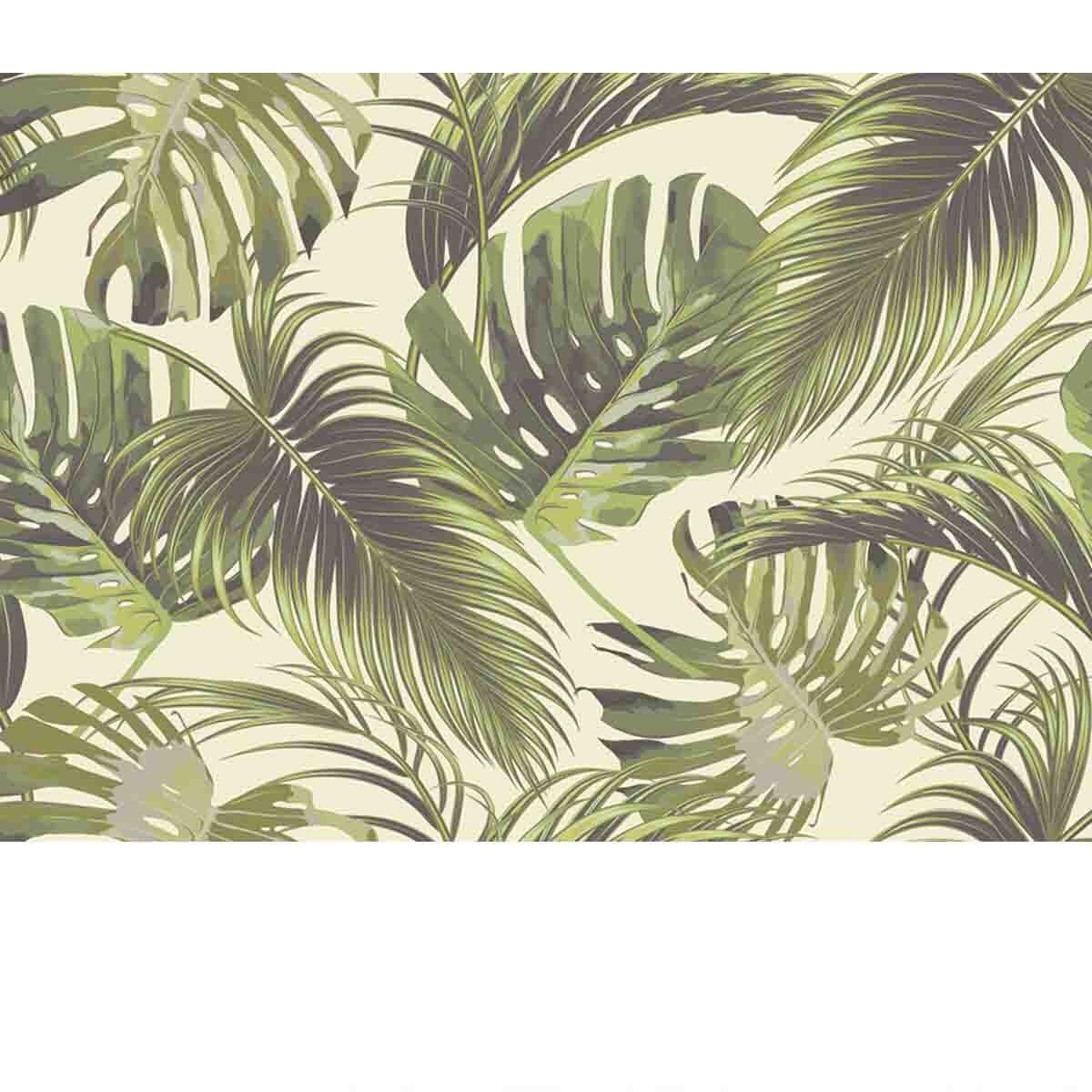 Tropical Palm Leaves, Jungle Leaf Wallpaper Bedroom Mural