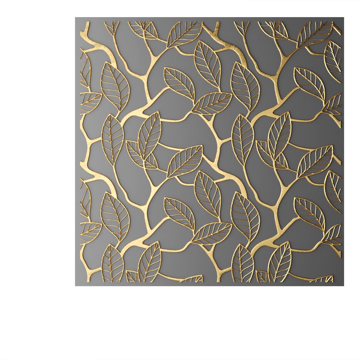 3D Render Gold Lattice Modern Wallpaper Bathroom Mural