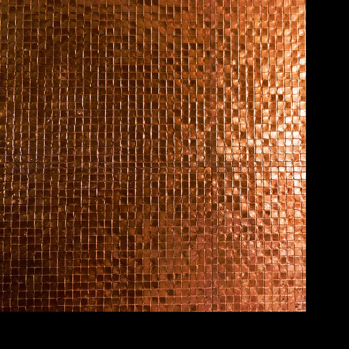 Copper, Brone Mosaic Tile Background Wallpaper Bathroom Mural