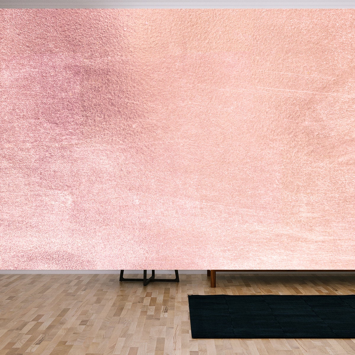 Rose Gold Wallpaper Background Texture Living Room Mural