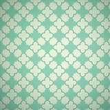 Retro Mint and Emerald Vector Pattern. Shabby Vintage Geometric Ornament Wallpaper Dining Room Mural