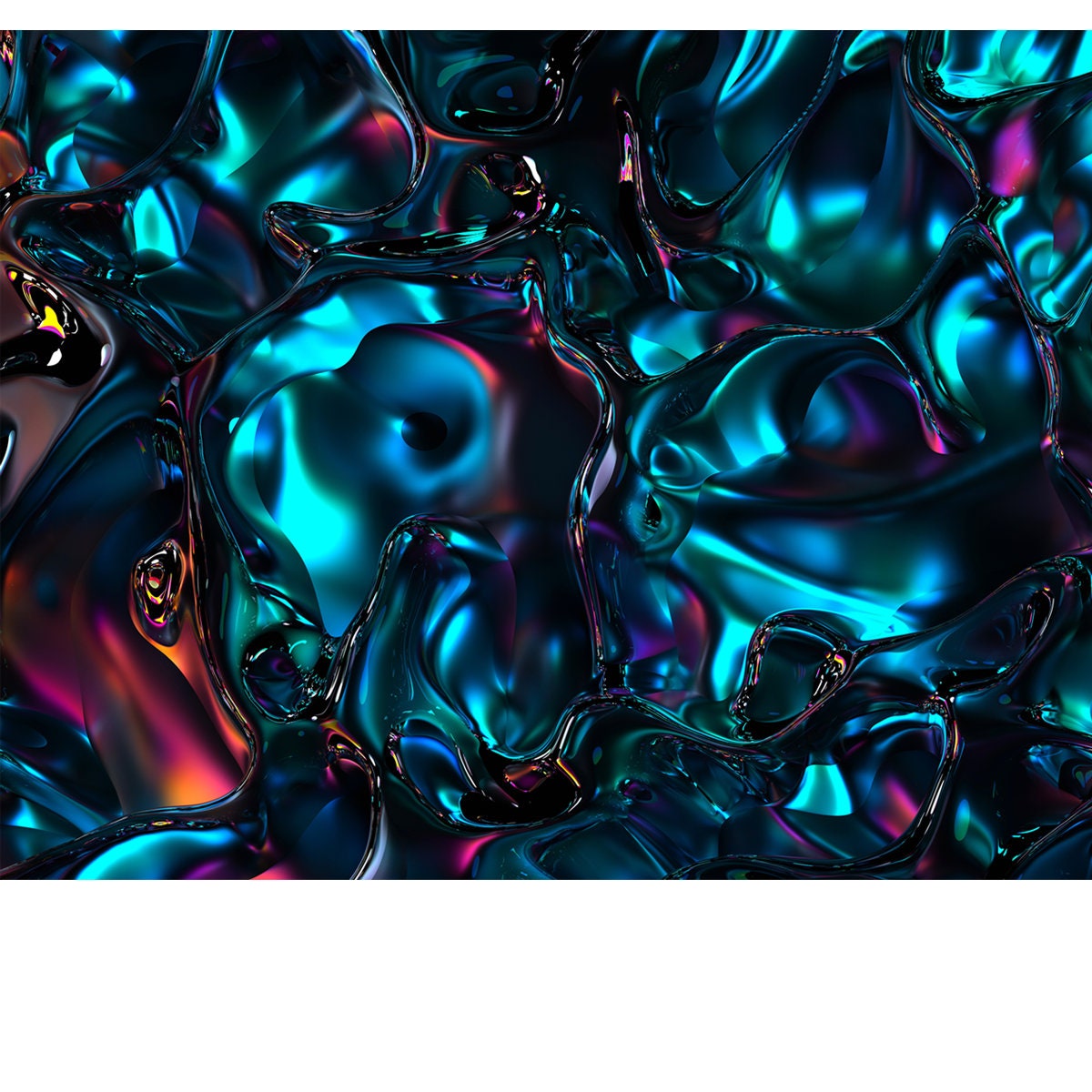 3d Render of Abstract Art 3d Background Texture with Part of Surreal Dark Mystic Substance in Liquid Metal Plasma Wallpaper Girl Mural