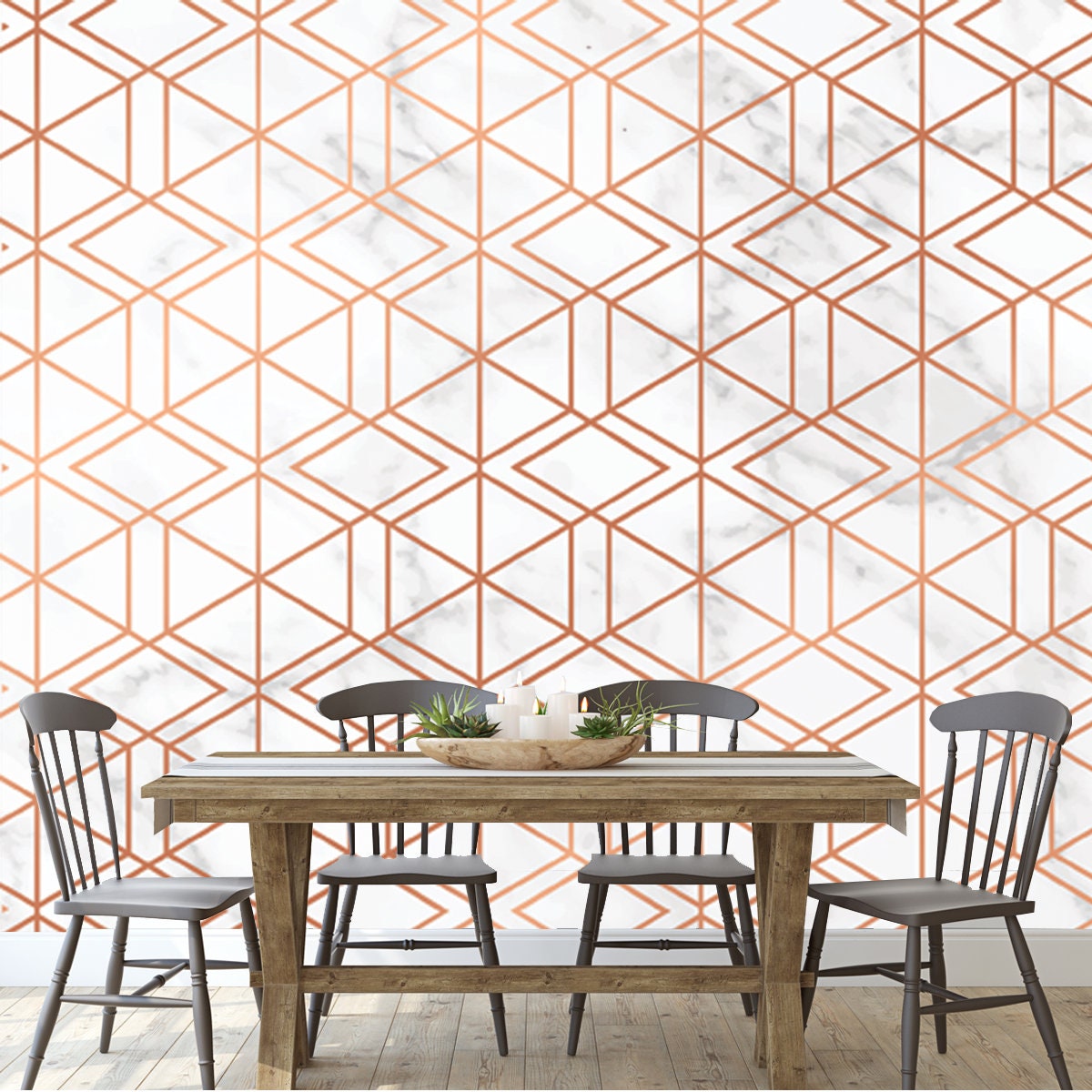 Abstract Luxury Gold Retro Texture. Trendy Background Wallpaper Dining Room Mural
