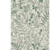 Botanical Seamless Hand-Drawn Pattern with Coniferous Branches, Plants and Berries Wallpaper Bedroom Mural
