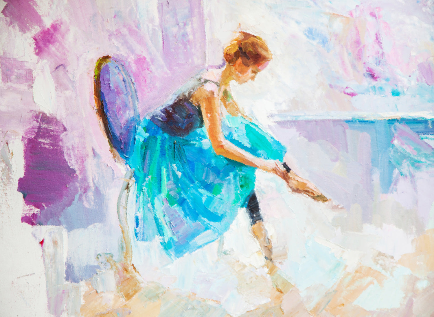 Watercolor ballerina